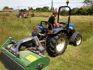 fauchage de bassins de retention